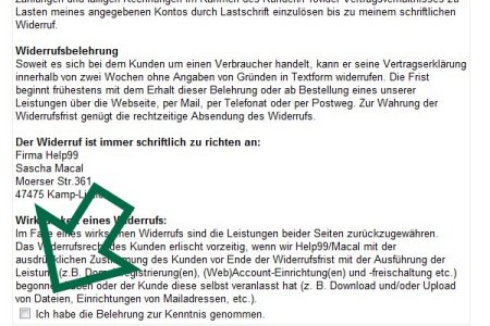 Bestellung aufgeben bei SEOwebs-IP Adressen