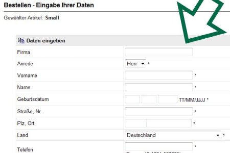 Bestellung aufgeben bei SEOwebs-Hosting